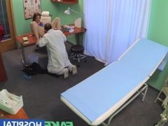 FakeHospital Sexy patient has a big surprise for the dirty doctor