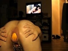 Anal Insertions - Orange and Bottle (Penisillo Webcams)