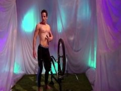 "Bicyclist" many erotic video, naked guys - candymantv.com