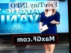 Sexy booty weather girl