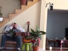 Man mean to cat receives instant karma