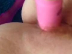 Redhead toys pussy to Orgasm and squirt