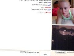 Skinny Omegle Girl Fingers Pussy