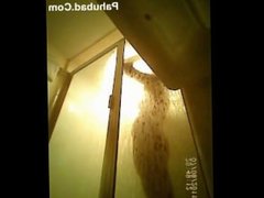 Filipina wife hidden bathroom cam