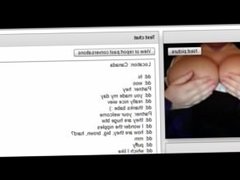 Canadian big boobs on chatroulette via 720CAMS.COM