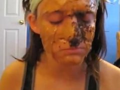 Girl goes crazy over Martin Luther King's birthday (Putting on brown face)
