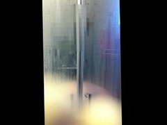 My big titted mom in the shower