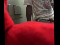 Big Dick Thug Trade Niggas Caught On Hidden Cam In Bathroom