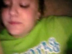Genie from dates25 - Chubby blond gf blowjob and facial