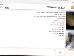 Omegle - Black Guy cums a load for White Nice Tits Girl Online