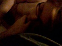 Gf giving Bf blow job with huge facial part 1