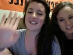 Sexy teens show feet on webcam