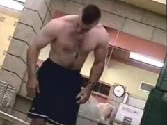 Hot Marine caught on spy cam in lockerroom