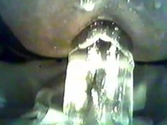 SUPER CLOSE UP FUCKING BOTTLE ACTION WITH GAPING