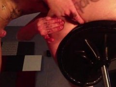 18 y/o Tattooed Slut Playing in his 28 y/o Boyfriend's Ass