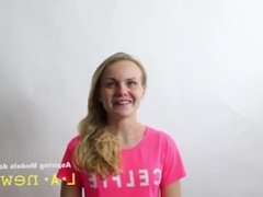BLONDE FUCKED IN THE ASS DURING CASTING AUDITION