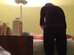 Hidden Cam At Wax Salon Girl Rubs Hard Dick Of Customer