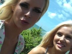Two Goddesses humiliating your wife