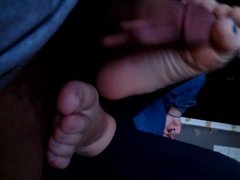 ex girlfriend didnt know i was recording her footjob