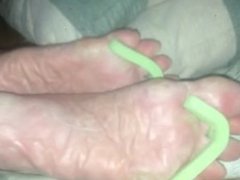 My Aunt Barbara Feet Soles and Panties Passed Out