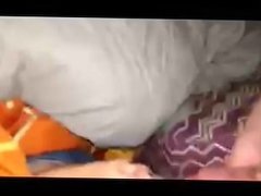 Cum on sleeping gf feet