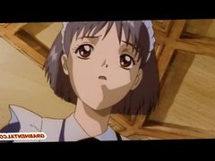 Bondage Japanese whore anime gets wax and hot