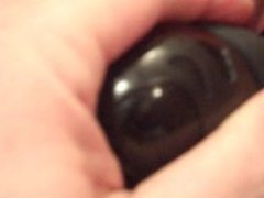 Tina Hotwife wet hairy pussy fucked with a big black dildo
