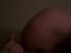 My gf giving me a blowjob and swallowing my cum