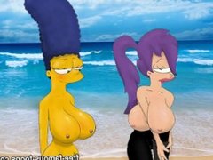 Simpsons and Futurama hentai orgies