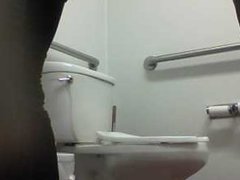 Worker in Hidden Bathroom