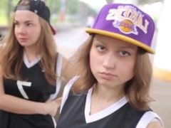 Twerkography - Russian Girls on basketball court (720p)