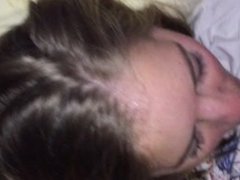 AMATEUR TEEN EX GIRLFRIEND WAKES ME UP WITH BLOWJOB (PART 2 - FINAL)