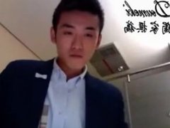 a handsome teen at hotel masturbates