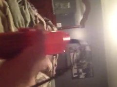jerking with a cock pump