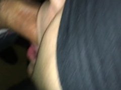 teen deepthroat by a drunk guy in a party