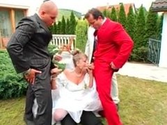 Gangbanging the bride