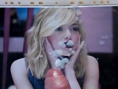 Cum Tribute 2 on Emma Stone