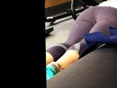 mind blowing gym booty see through to thong