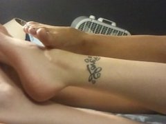 May and Becky's feet
