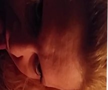 Candy sucking some hard cock