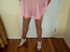 Sissy dolled up in pink