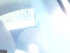 filmed couuple in car