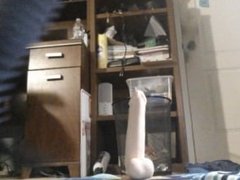 Femboy Rides Dildo