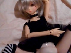 Fucking My BJD Dollfie Dream Mini Sex doll.