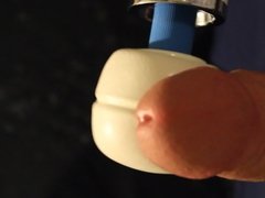 close up with toy cumshot