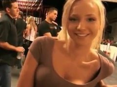 Teen flashes in public