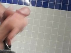 Jerking Off In School Bathroom