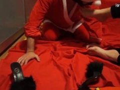 Footjob and Foot Domination on Santa