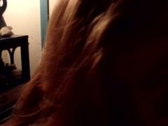 wife on knees blowing stranger because shes a slut