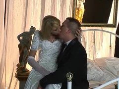 Bride fucks best man in a hotel